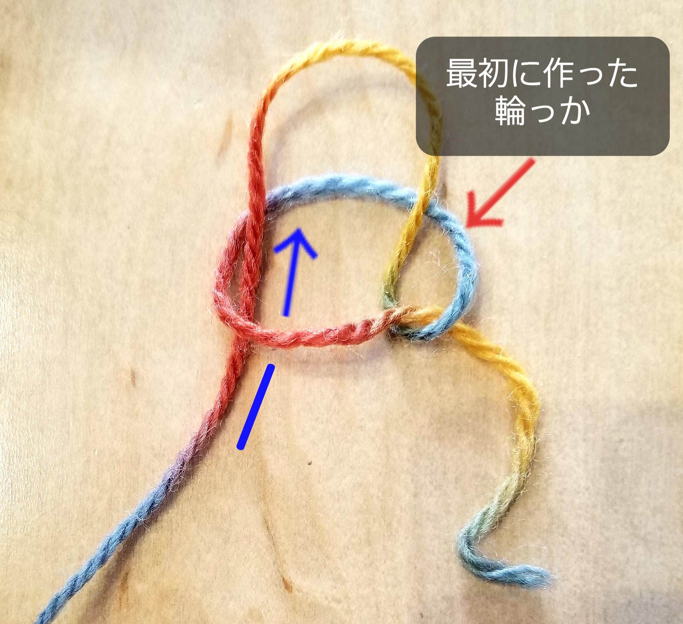 あやとり紐の作り方 指編みで簡単に結び目の目立たないあやとり紐を作ろう 困ったときの手作りサイト 整理収納から子どもの玩具や踏み台までdiy