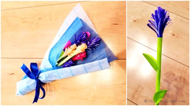 お花の作り方 折り紙で簡単に子供でもできるおしゃれで可愛い立体花束を作ろう 困ったときの手作りサイト 整理収納から子どもの玩具や踏み台までdiy
